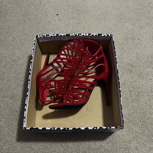 Red party heels